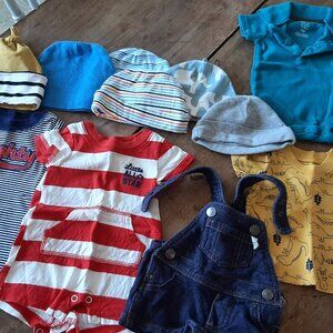 Carter newborn baby boy items